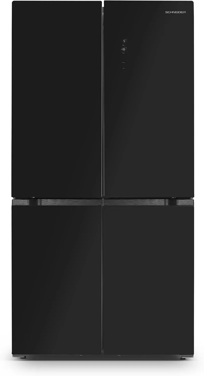 Réfrigérateur SCMD564NFGL-BE Schneider, Multiportes 564L finition noire