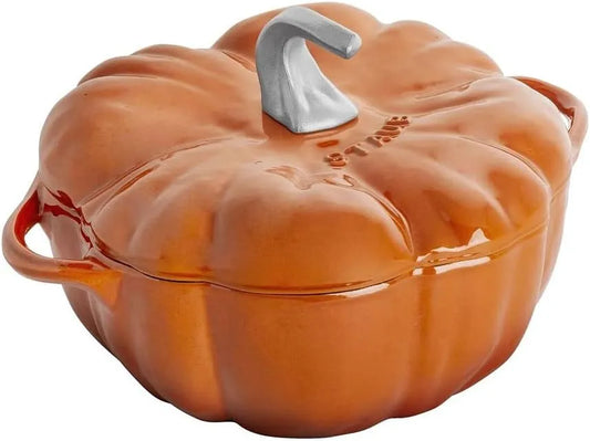 Cocotte Citrouille, largeur 24 cm, Cannelle