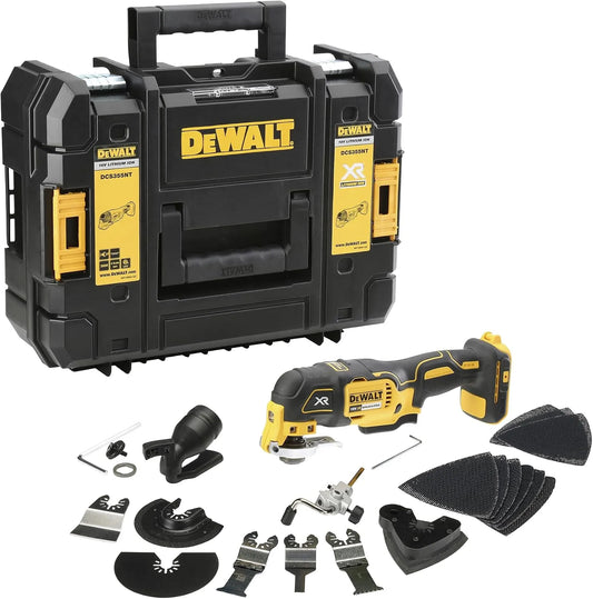 DeWalt modèle DCS355NT-XJ, Outil oscillant sans balais 18 V XR, seul outil dans le T-STAK